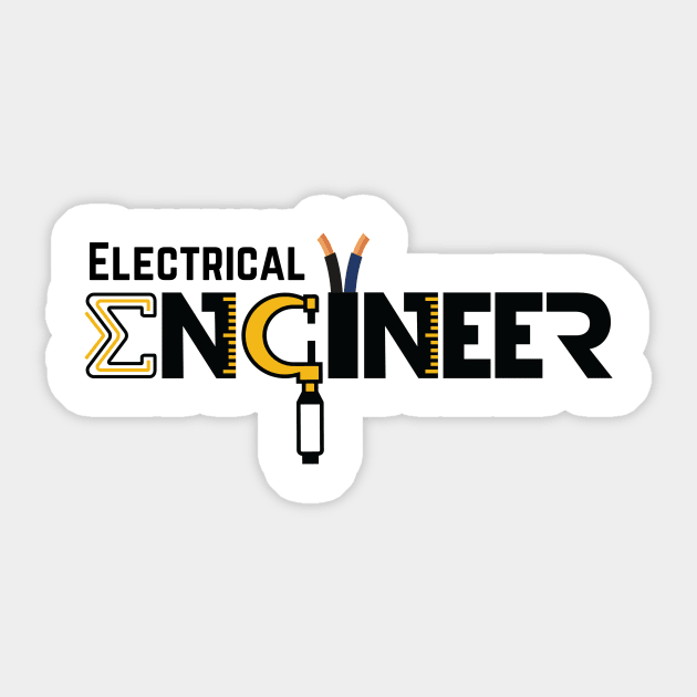 Electrical Engineer Sticker by Tee3D